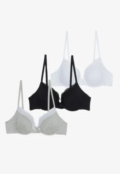 Anna Field 3 PackReggiseno Con FerrettoGrey/Black/White Donna Intimo AN681A02U-C11 -Moda Sconto 0156870e0aae41ddbb4ae4976c4c9ffd