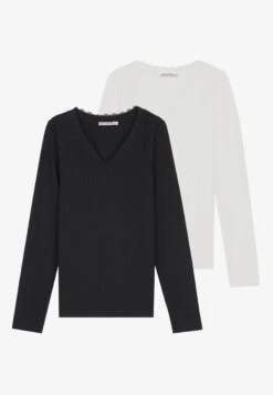 Anna Field 2 PackMaglietta A Manica LungaBlack / White Donna T-shirt E Top AN621D18K-Q11 -Moda Sconto 02a53c11486d4bd290dd77055b1b20c5