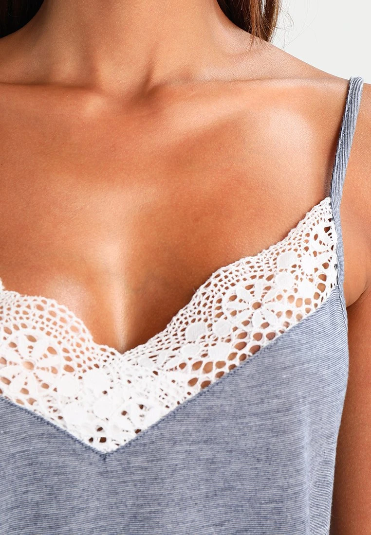 Anna Field Sarah Short Pj Set PigiamaOff-White/Dark Blue Donna Intimo Notte E Loungewear AN681BA0K-A11 5 Anna Field Sarah Short Pj Set PigiamaOff-White/Dark Blue Donna Intimo Notte E Loungewear AN681BA0K-A11 - immagine 5