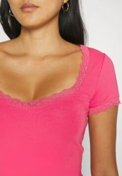 Anna Field T-Shirt BasicPink Donna T-shirt E Top AN621D0YW-J11 -Moda Sconto 06b31425f374482f879198e1fe1d329d