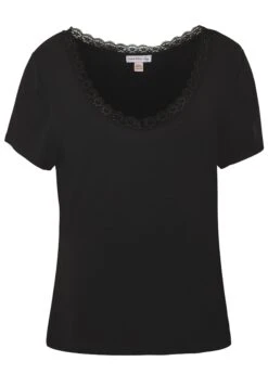 T-Shirt BasicBlack Donna T-shirt E Top AX821D035-Q11 -Moda Sconto 0753edf45b264950aa9934ea8221d5ec