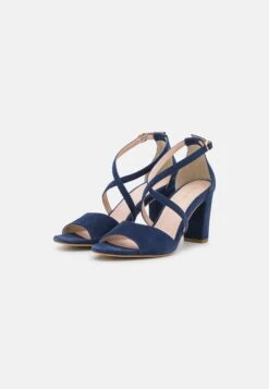 Anna Field Leather- Sandali Con Tacco - Dark Blue -Moda Sconto 0cb6b79569d141cbb2f35b421ef7a035