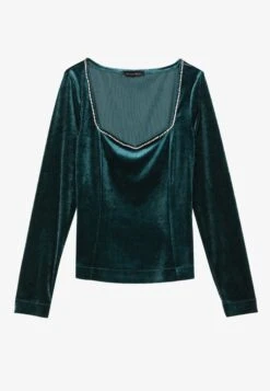 Anna Field Maglietta A Manica LungaDark Green Donna T-shirt E Top AN621D18G-M11 8 Anna Field Maglietta A Manica LungaDark Green Donna T-shirt E Top AN621D18G-M11 -Moda Sconto 18697732455b442582a22315de9de345