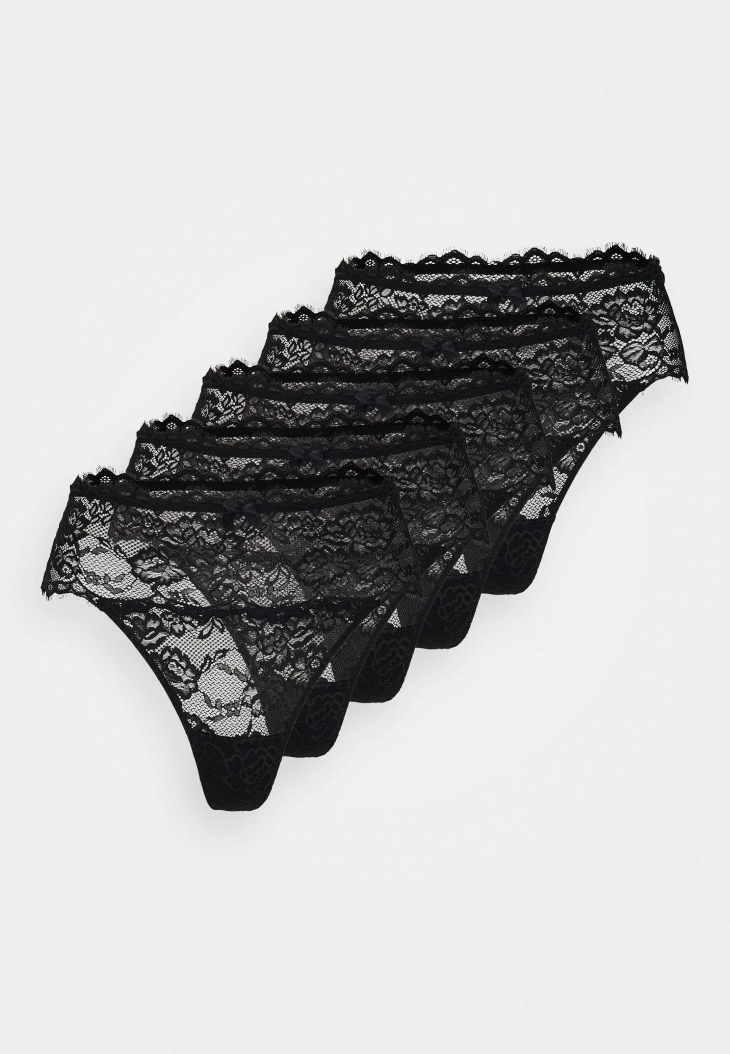 Anna Field 5Pp High Rise Lace ThongPerizomaBlack Donna Intimo AN681R04P-Q12 4 Anna Field 5Pp High Rise Lace ThongPerizomaBlack Donna Intimo AN681R04P-Q12 - immagine 4