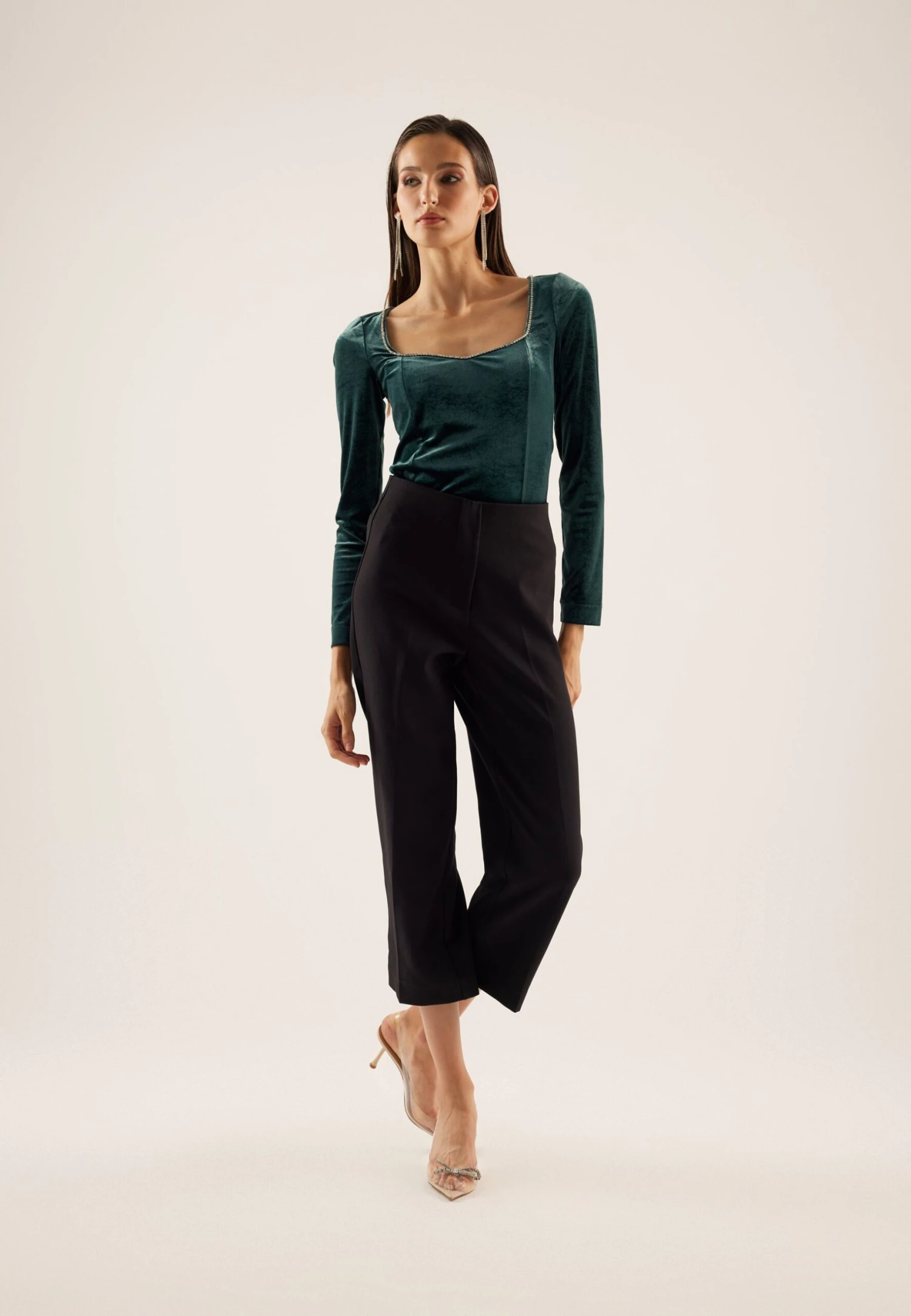 Anna Field Maglietta A Manica LungaDark Green Donna T-shirt E Top AN621D18G-M11 2 Anna Field Maglietta A Manica LungaDark Green Donna T-shirt E Top AN621D18G-M11 - immagine 2