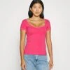 Anna Field T-Shirt BasicPink Donna T-shirt E Top AN621D0YW-J11