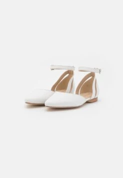 Anna Field Leather - Ballerine Con Cinturino - White -Moda Sconto 264399f56b9e4431a18354a8521dc17d