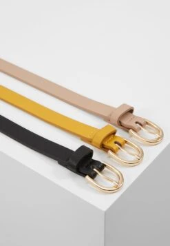 Anna Field 3 PackCinturaBlack/Yellow/Taup Donna Cinture AN651D01Z-Q14 -Moda Sconto 2a04016d6cc545b2b15b28c388cf9d6d