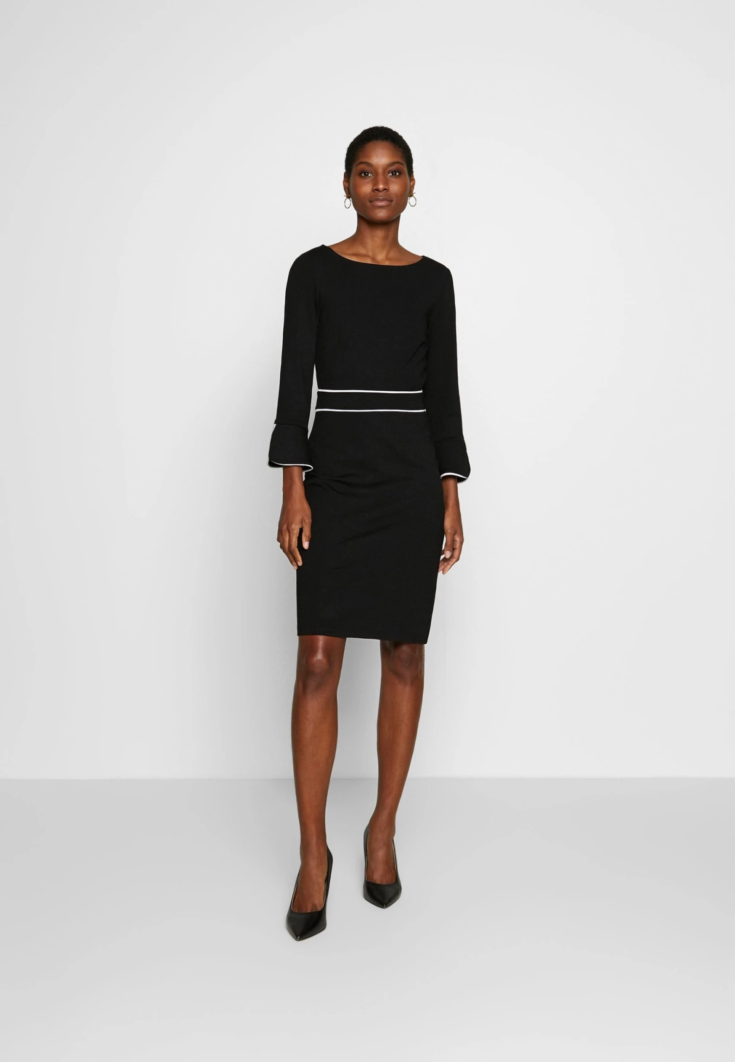 Anna Field TubinoBlack/White Donna Vestiti AN621C1GW-Q11 2 Anna Field TubinoBlack/White Donna Vestiti AN621C1GW-Q11 - immagine 2