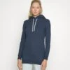 Felpa Con CappuccioMottled Dark Blue Donna Felpe ANH21J004-K12