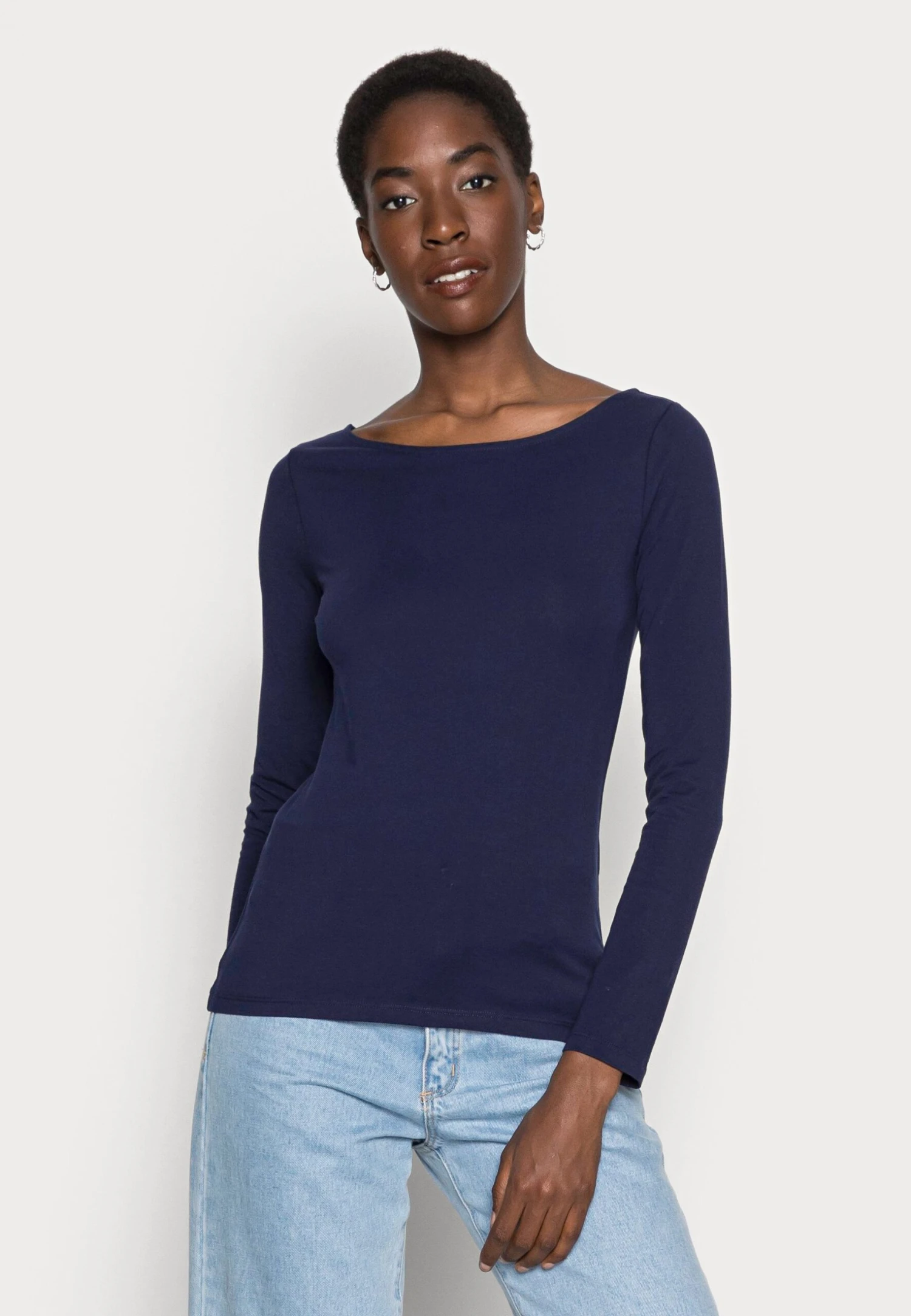 Anna Field Maglietta A Manica LungaDark Blue Donna T-shirt E Top AN621D0PW-K11 1 Anna Field Maglietta A Manica LungaDark Blue Donna T-shirt E Top AN621D0PW-K11