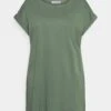 Long T-Shirt BasicGreen Donna T-shirt E Top AX821D05K-M11