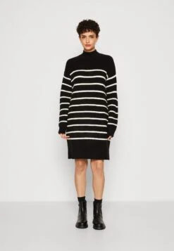 Anna Field Abito In MagliaBlack/White Donna Vestiti AN621C1ZE-Q11 -Moda Sconto 4fed768d084c4810adbe3ffe4351bb56