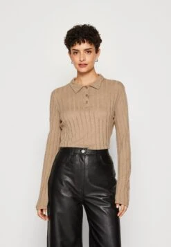 Anna Field PoloTaupe Donna T-shirt E Top AN621D193-B11 -Moda Sconto 508d3658d1304f848b486f436df584c2