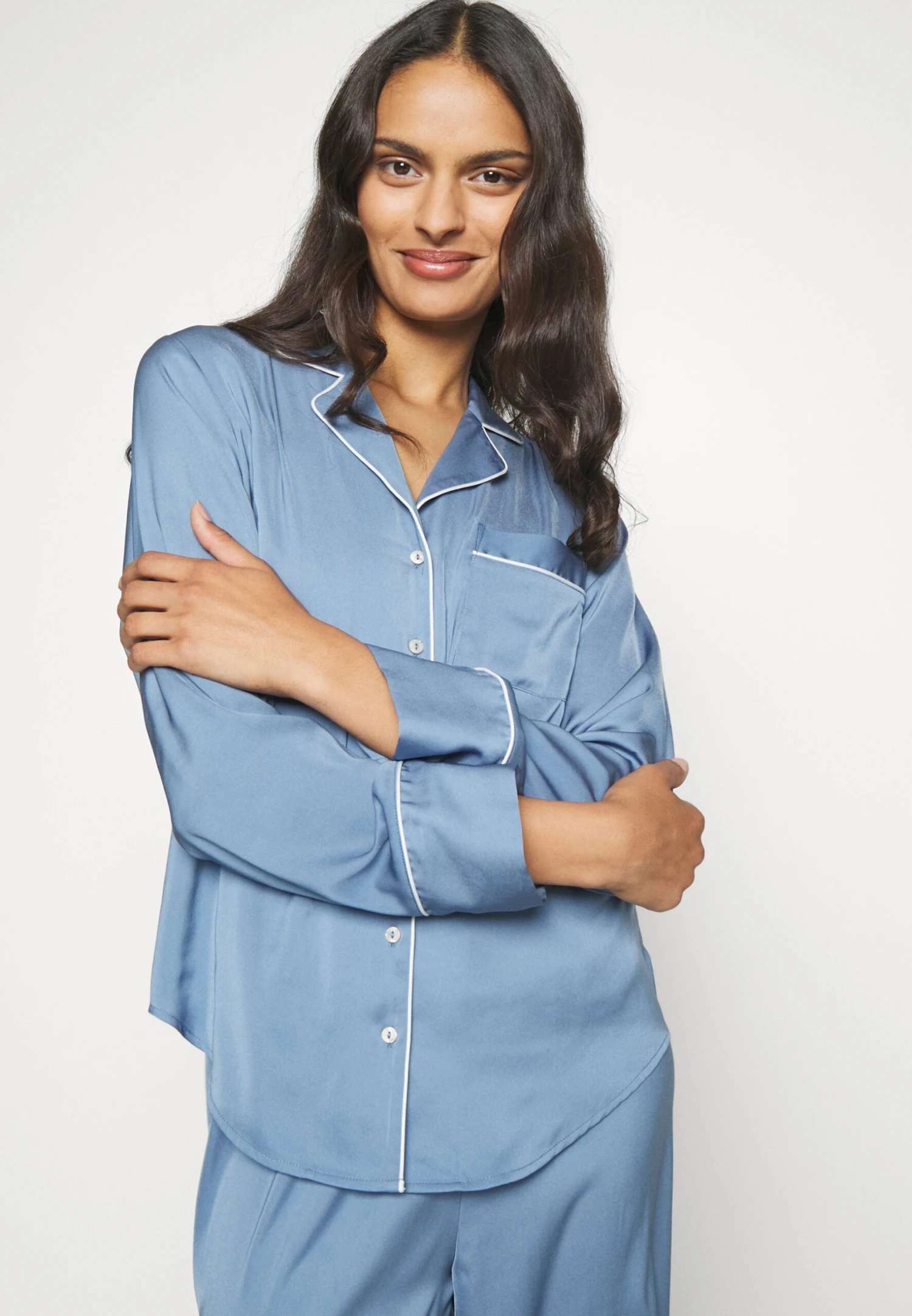 Anna Field SetPigiamaBlue Donna Intimo Notte E Loungewear AN681P09R-K11 4 Anna Field SetPigiamaBlue Donna Intimo Notte E Loungewear AN681P09R-K11 - immagine 4