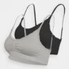 Anna Field Maternity Seamless Bra 2 Pack - Bustino - Grey/Black