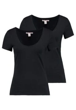 Anna Field 2 PackT-Shirt BasicBlack Donna T-shirt E Top AN621D0Q8-Q12 -Moda Sconto 626abfe4c856419c8d89299736aecf07