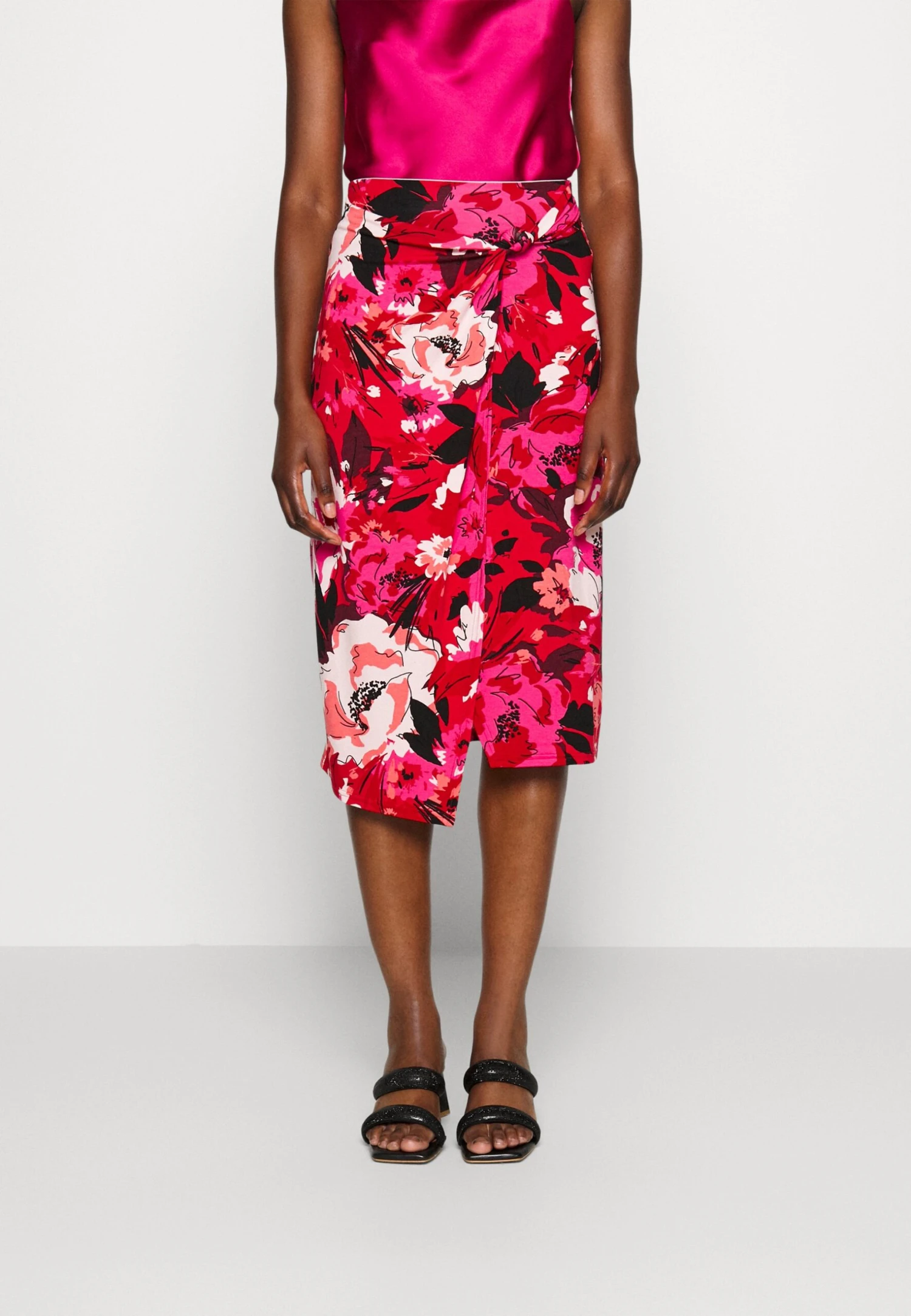 Anna Field Front Knot Midi SkirtGonna A TubinoPink Donna Gonne AN621B09T-J11 1 Anna Field Front Knot Midi SkirtGonna A TubinoPink Donna Gonne AN621B09T-J11