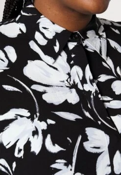 Abito A Camicia Black/White Donna Vestiti AX821C061-Q11 -Moda Sconto 83d62fc986f64c1bbfcbc5cec34bda8b