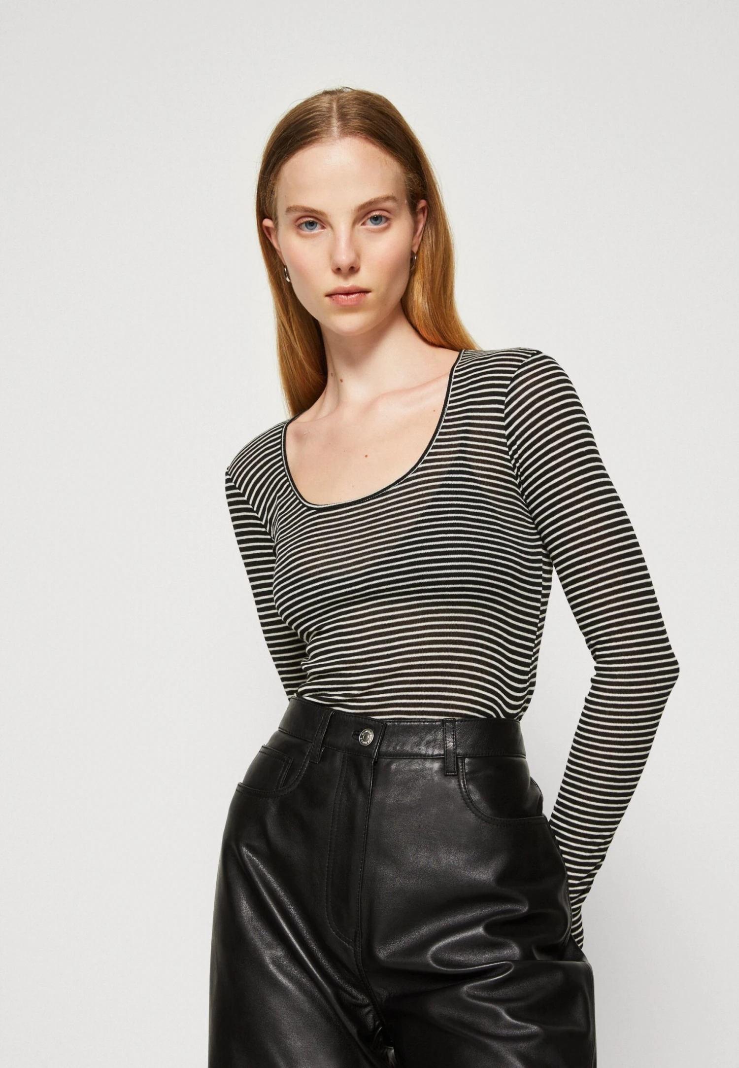 Anna Field Maglietta A Manica LungaBlack/Beige Donna T-shirt E Top AN621D197-Q11 6 Anna Field Maglietta A Manica LungaBlack/Beige Donna T-shirt E Top AN621D197-Q11 - immagine 6