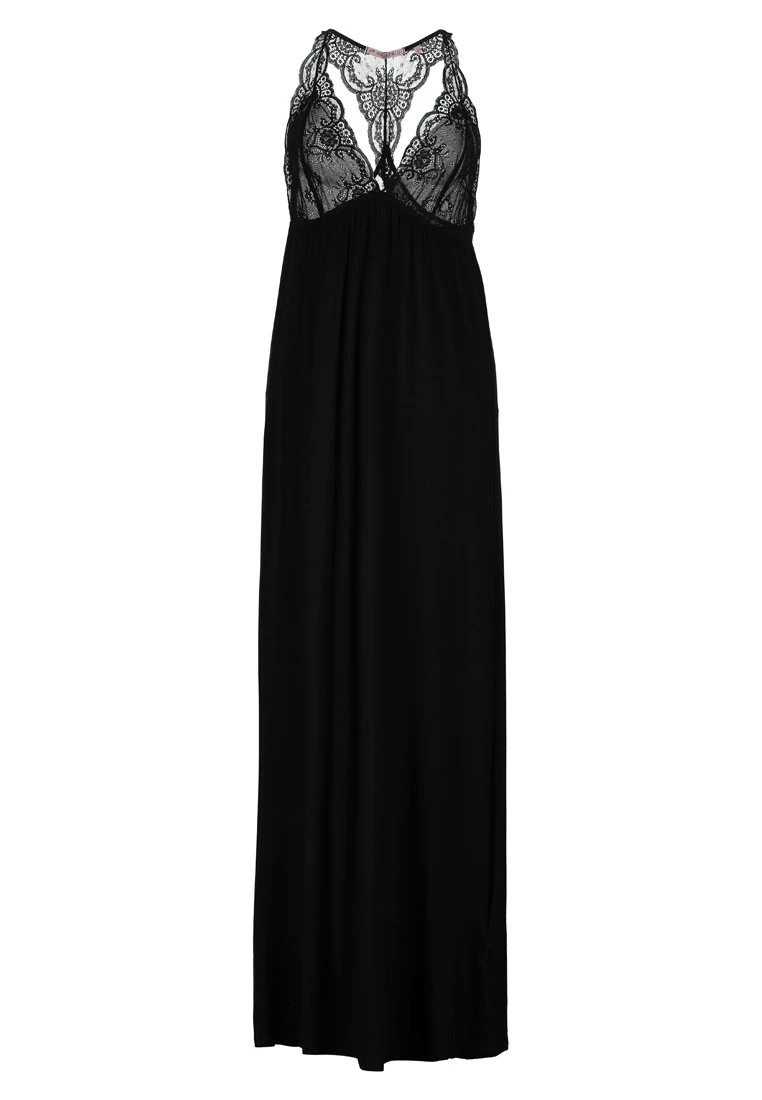 Anna Field Anna Long Viscose Dress Camicia Da NotteBlack Donna Intimo Notte E Loungewear AN681P02Q-Q11 4 Anna Field Anna Long Viscose Dress Camicia Da NotteBlack Donna Intimo Notte E Loungewear AN681P02Q-Q11 - immagine 4