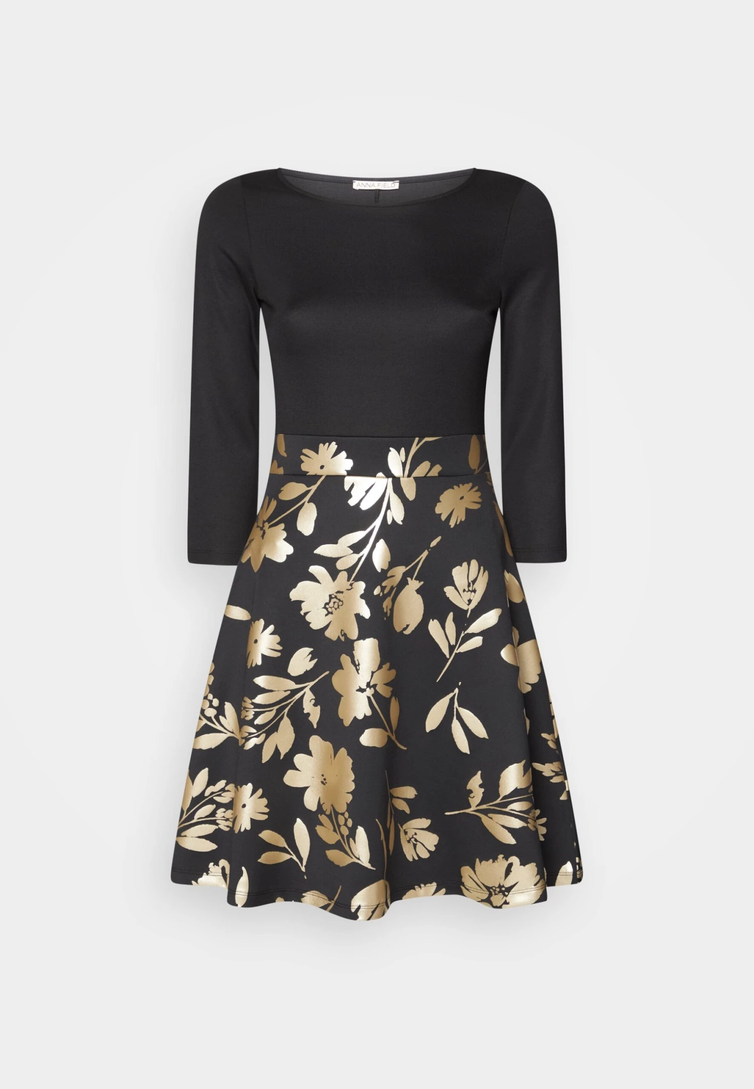 Anna Field Vestito Di MaglinaBlack Gold Donna Vestiti AN621C1UQ-Q11 7 Anna Field Vestito Di MaglinaBlack Gold Donna Vestiti AN621C1UQ-Q11 - immagine 7