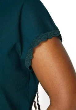 T-Shirt Basic -Teal -Moda Sconto a4d736750f9b408fbf6958adf774f338