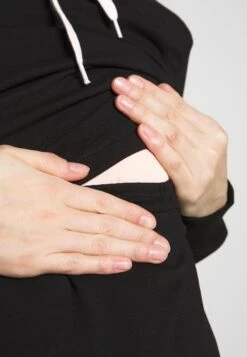 NursingSweatshirtFelpa Con CappuccioBlack Donna Felpe EX429J001-Q11 -Moda Sconto aa89e73f460e42c3a7069b7af50865b3