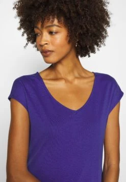 Anna Field T-Shirt BasicClematis Blue Donna T-shirt E Top AN621D0TQ-K11 -Moda Sconto bedc3f6637fb4a7e9a973319eabdcafe