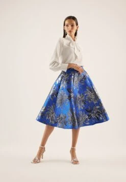 Anna Field Gonna A Campana - Blue/Silver -Moda Sconto c4dee70c72ce446698ff4034fb79a1fe