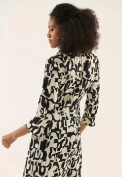 Anna Field Vestito Estivo - Black/Off-White -Moda Sconto c7308499c078406695ac8c4c1ab1373d