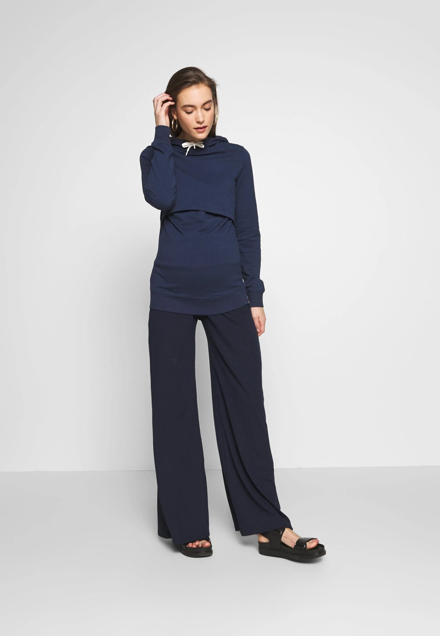 Nursing - Sweatshirt - Felpa Con Cappuccio - Peacoat 2 Nursing - Sweatshirt - Felpa Con Cappuccio - Peacoat - immagine 2