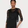 Anna Field Occasion SetDetacheable Lace Top With V Neck Sleeveless JumpsuitTuta JumpsuitBlack Donna Tute Jumpsuit AN621T024-Q11
