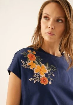 Anna Field T-Shirt Con StampaDark Blue Donna T-shirt E Top AN621D19V-K11 -Moda Sconto dc1f93592e08473eae362842f784c5a7