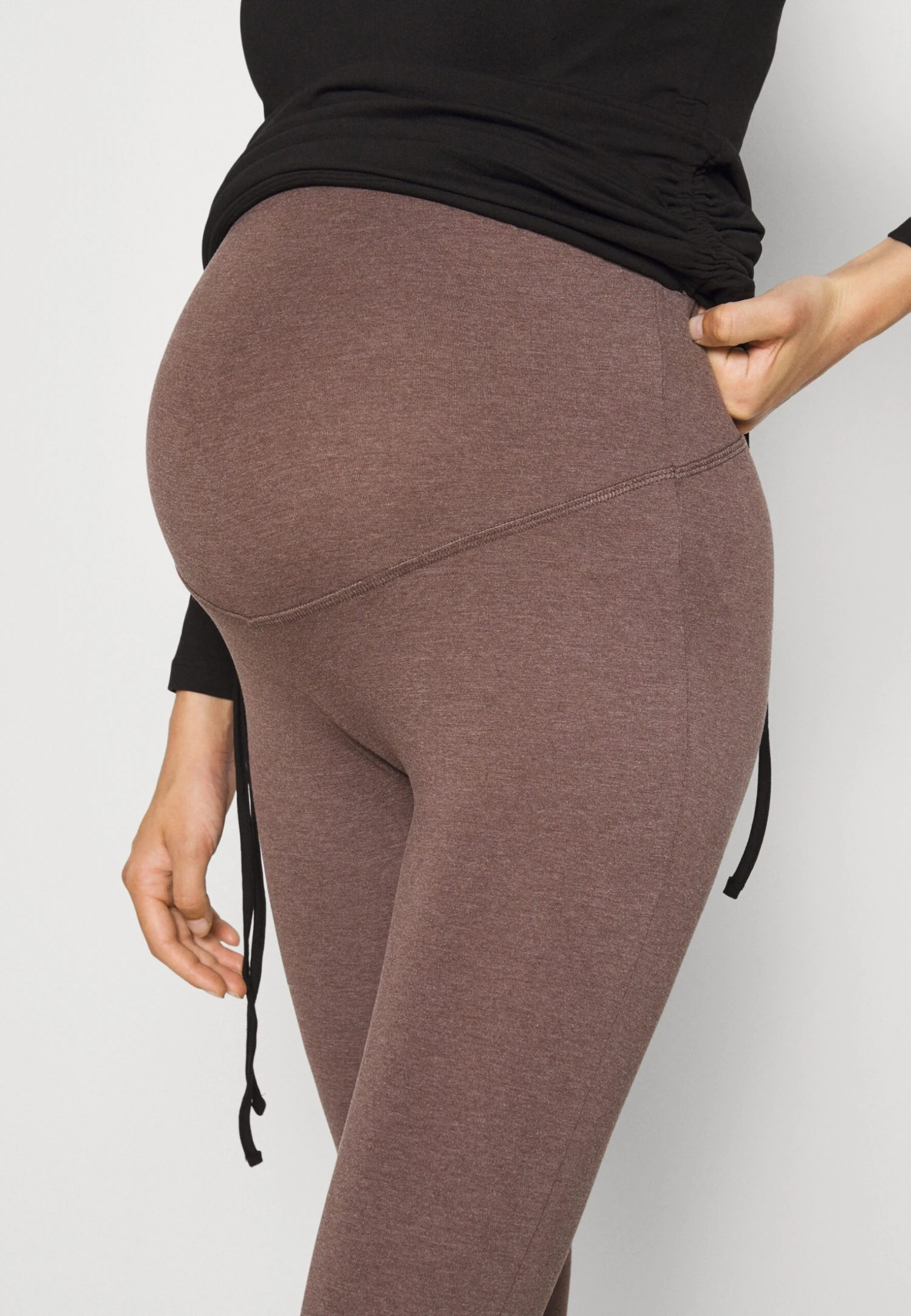 Leggings MaternityLeggingsBlackMottled Dark Brown Donna Pantaloni EX429B00D-Q15 6 Leggings MaternityLeggingsBlackMottled Dark Brown Donna Pantaloni EX429B00D-Q15 - immagine 6
