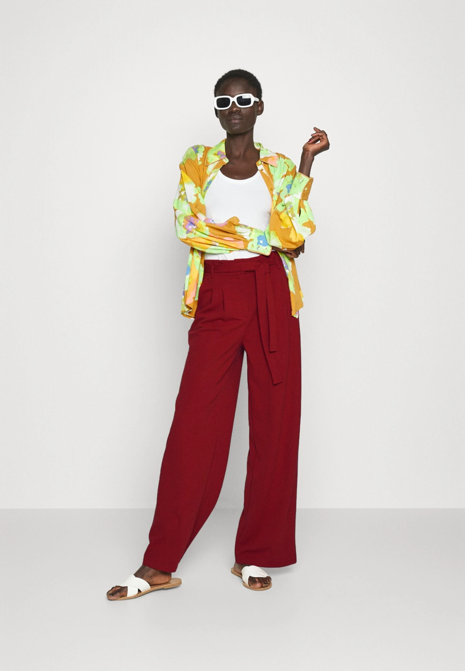 Pantaloni303Dark Red Donna Pantaloni ANH21A00S-G11 2 Pantaloni303Dark Red Donna Pantaloni ANH21A00S-G11 - immagine 2