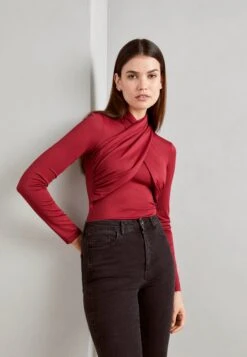 Anna Field Maglietta A Manica LungaDark Red Donna T-shirt E Top AN621D1A0-G11