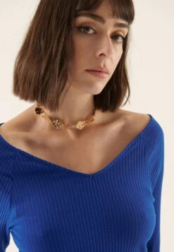 Anna Field 2-PackMaglietta A Manica LungaBlue/Mottled Grey Donna T-shirt E Top AN621D186-K11 -Moda Sconto f133621cdd5142ca991c30bed6022bd3