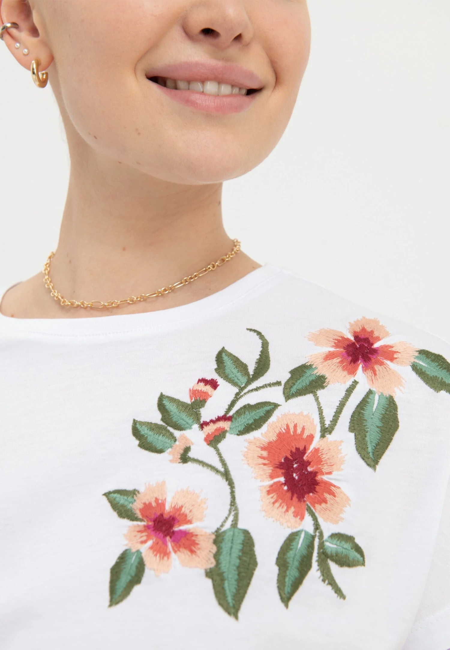 Anna Field T-Shirt Con StampaWhite Donna T-shirt E Top AN621D177-A11 6 Anna Field T-Shirt Con StampaWhite Donna T-shirt E Top AN621D177-A11 - immagine 6