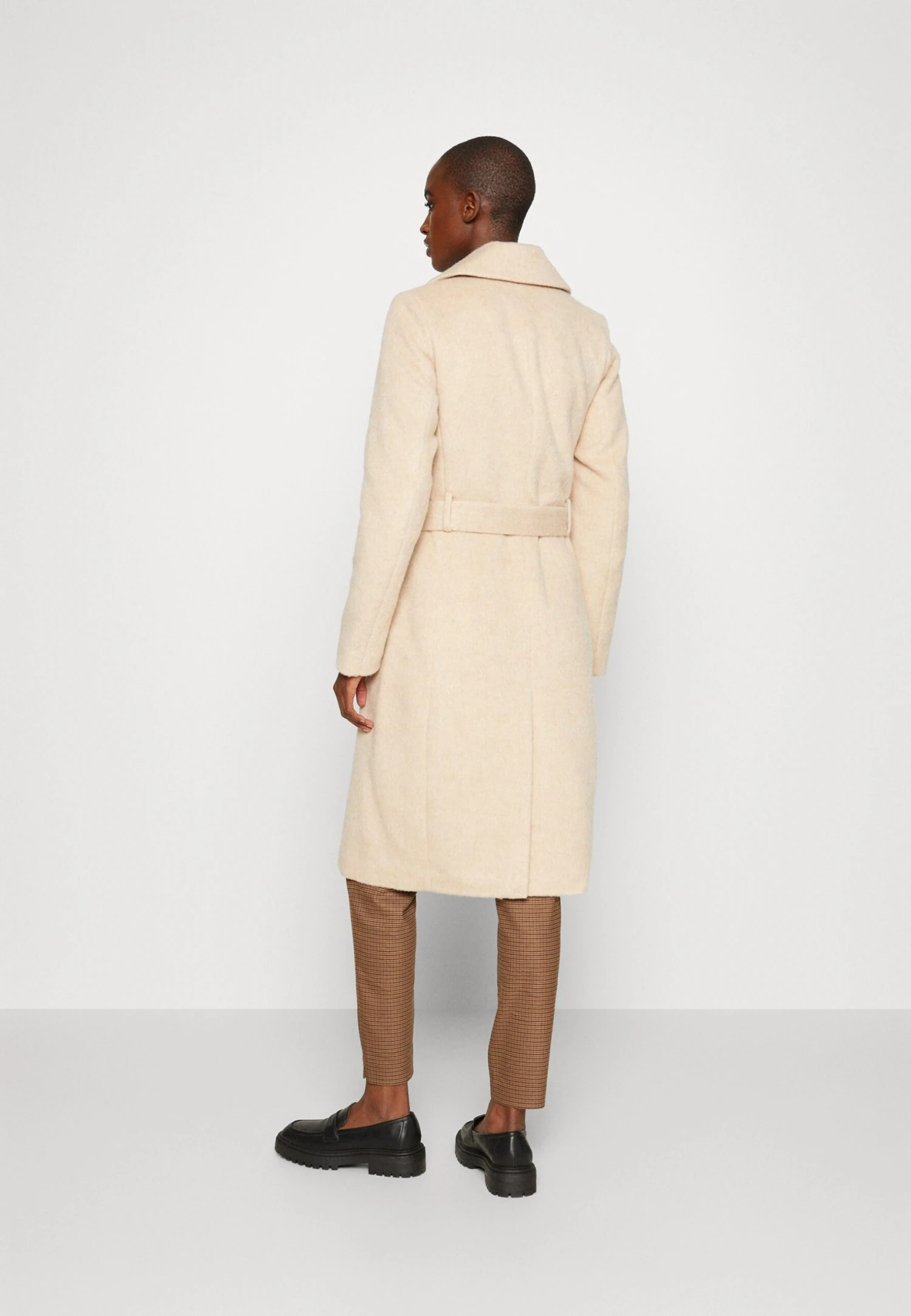 Cappotto Classico Mottled Beige Donna Cappotti ANH21U009-B11 3 Cappotto Classico Mottled Beige Donna Cappotti ANH21U009-B11 - immagine 3